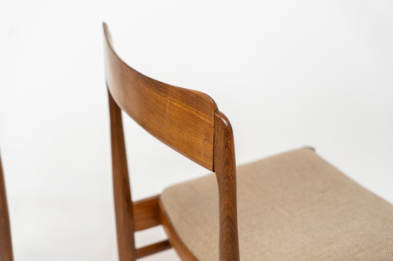 Image 1 of Set Of 4 Danish Dining Chairs In Rosewood 