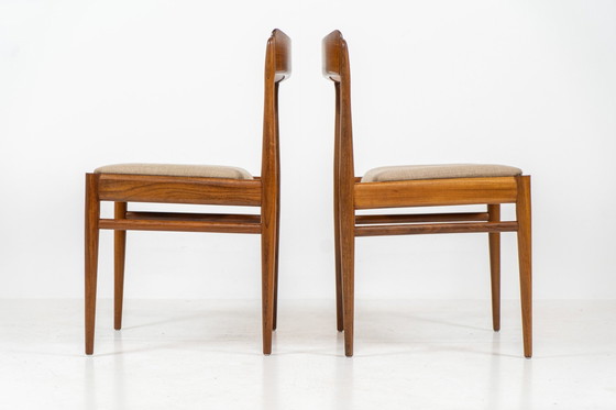 Image 1 of Set Of 4 Danish Dining Chairs In Rosewood 