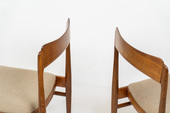 Image 1 of Set Of 4 Danish Dining Chairs In Rosewood 