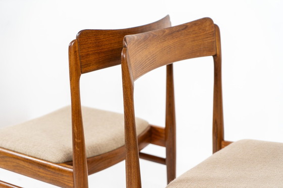 Image 1 of Set Of 4 Danish Dining Chairs In Rosewood 