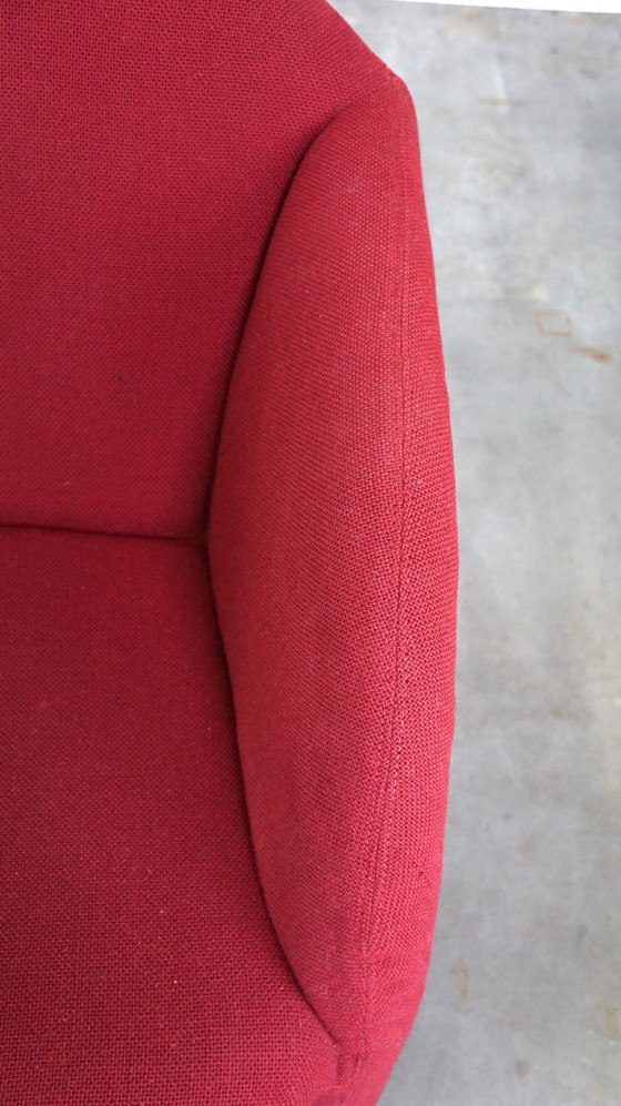 Image 1 of 2 x fauteuil design vintage rouge Artifort, modèle BEN