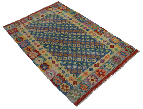 Image 1 of Original Old Style Kelim Afghan 153 X 101 Cm Top Condition