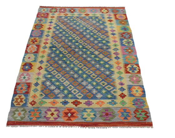 Image 1 of Original Old Style Kelim Afghan 153 X 101 Cm Top Condition