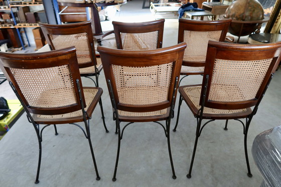 Image 1 of 6x rattan chairs by grange