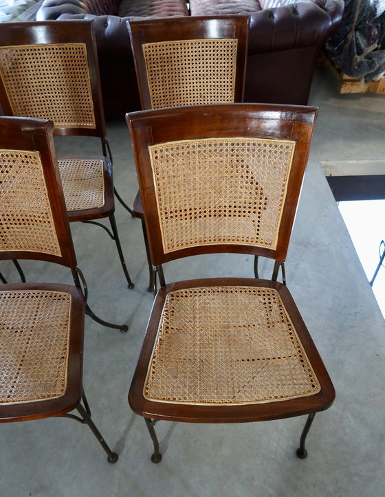 Image 1 of 6x rattan chairs by grange