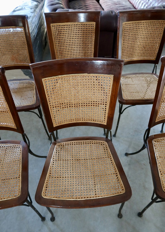 Image 1 of 6x rattan chairs by grange