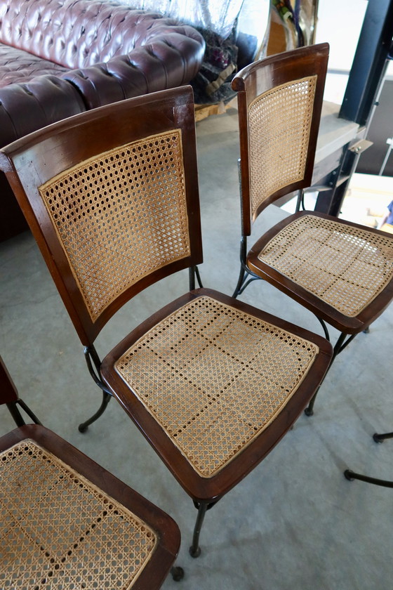 Image 1 of 6x rattan chairs by grange