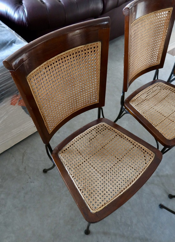 Image 1 of 6x rattan chairs by grange