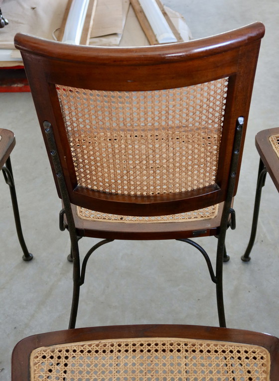 Image 1 of 6x rattan chairs by grange