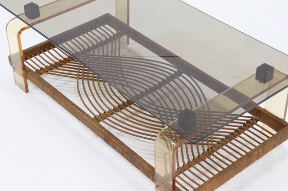 Image 1 of Tavolino da caffè vintage a due livelli