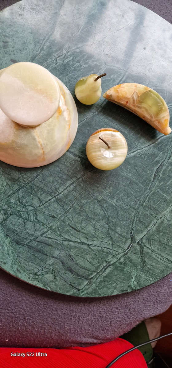 Image 1 of Onyx marble fruit bowl