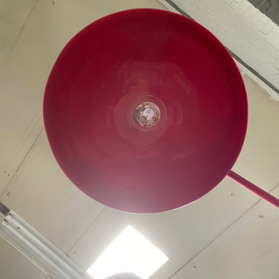 Image 1 of Vintage arc floor lamp in steel and fiberglass, Italy 1970