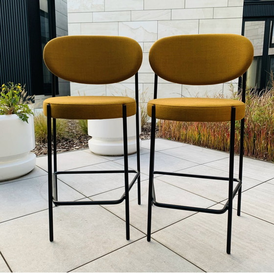 Image 1 of 2x Verpan bar stools