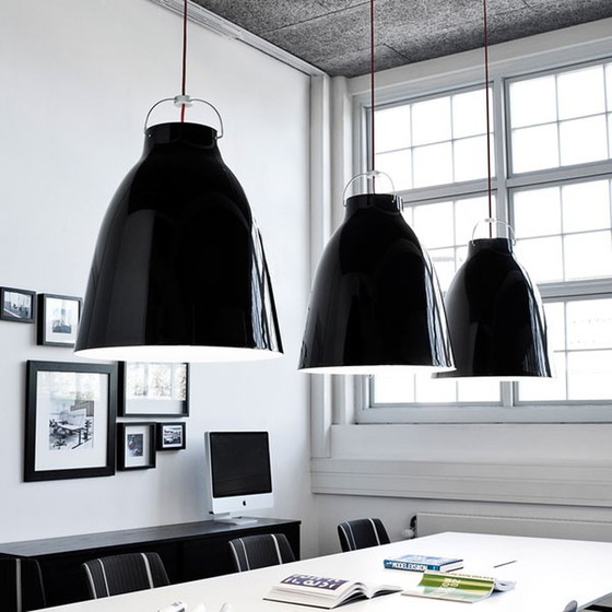 Image 1 of 2x Caravaggio P3 lamps by Fritz Hansen