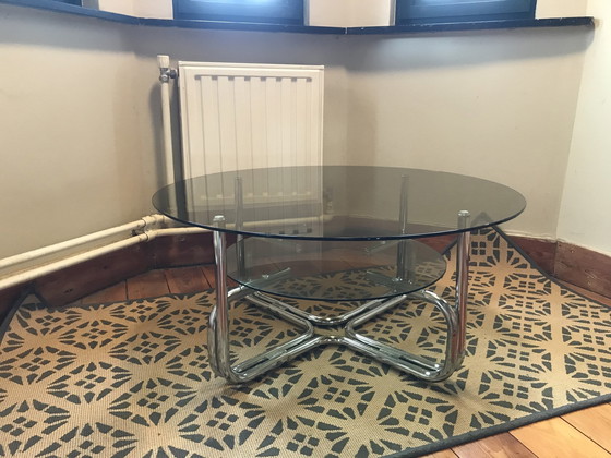 Image 1 of Design Chrome Coffee Table