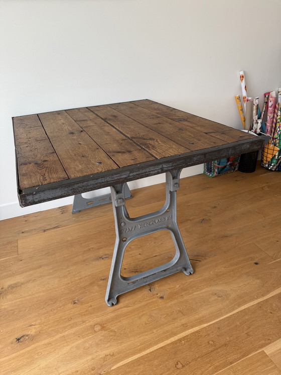 Image 1 of Industrial Dining Table Or Desk