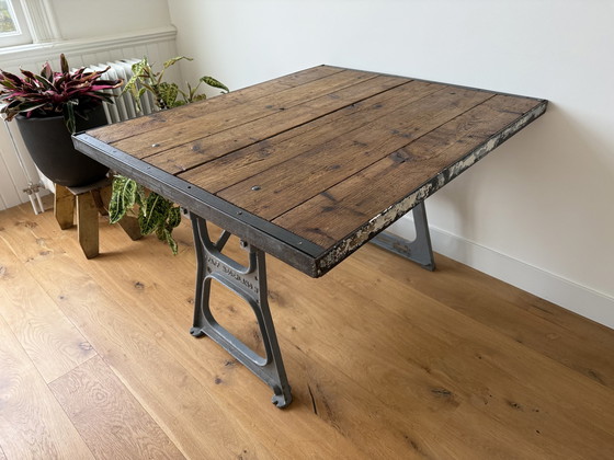 Image 1 of Industrial Dining Table Or Desk