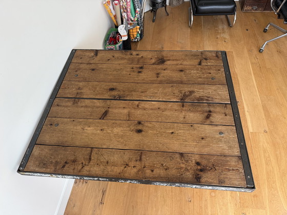 Image 1 of Industrial Dining Table Or Desk