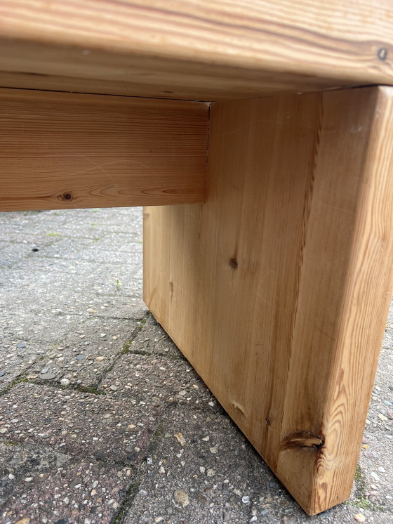 Image 1 of Pine 70s bench / table