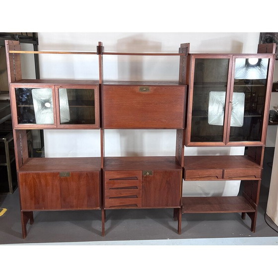 Image 1 of Mid-century modular bookcase by Edmondo Palutari for Dassi, Italy 1950s