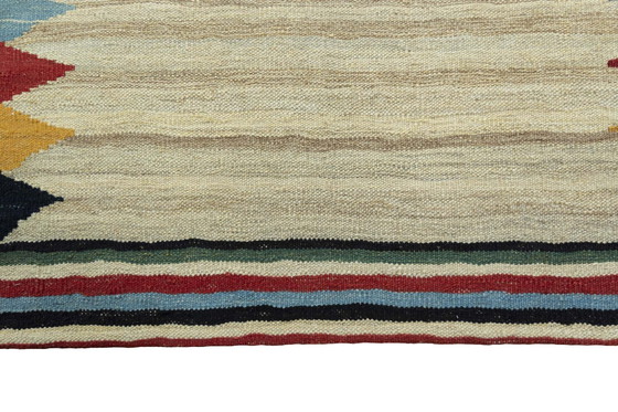 Image 1 of Hand-woven designer kilim Fars - 122 X 113 Cm