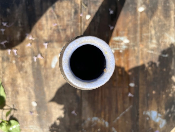 Image 1 of Vase Lyllested Keramik Denmark, Vintage, Handmade, Relief, 1970S