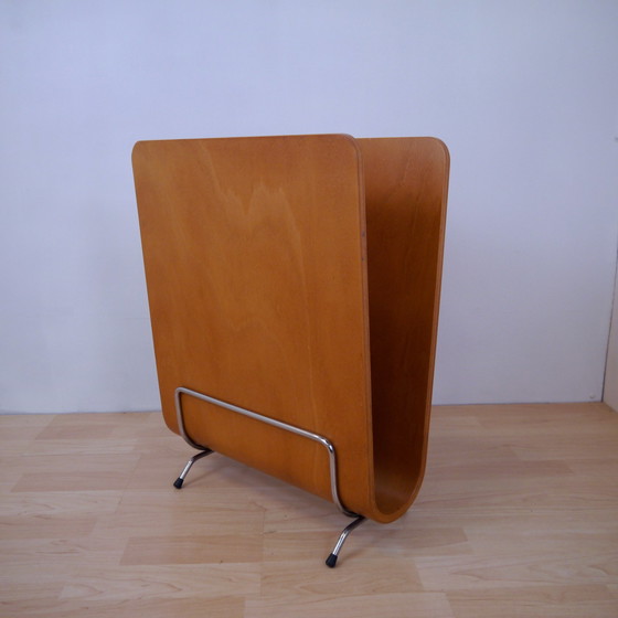 Image 1 of Scandinavian Magazine Rack Wood