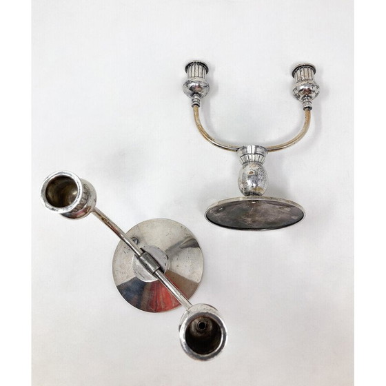 Image 1 of Coppia di lampadari vintage Christofle, 1930