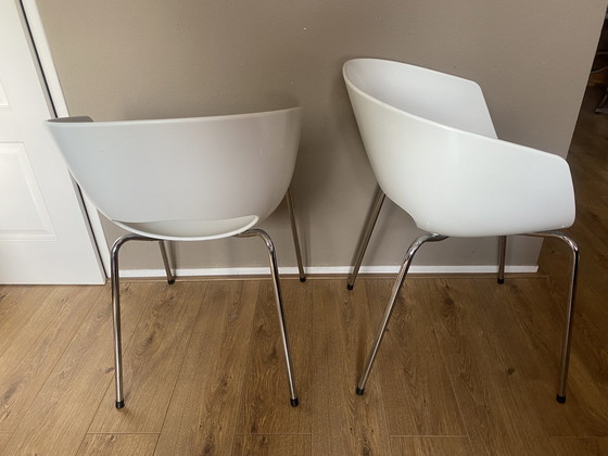 Image 1 of 4x Orbit Large Sintesi Chair White