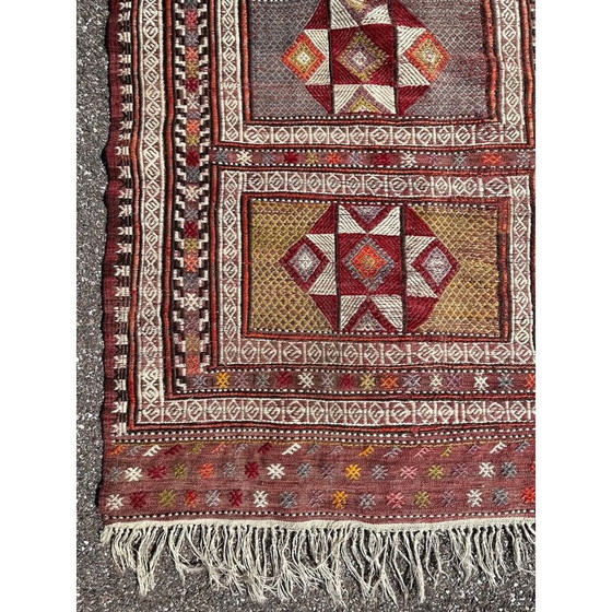 Image 1 of Vintage Kilim rug in hand-knotted wool, 1970