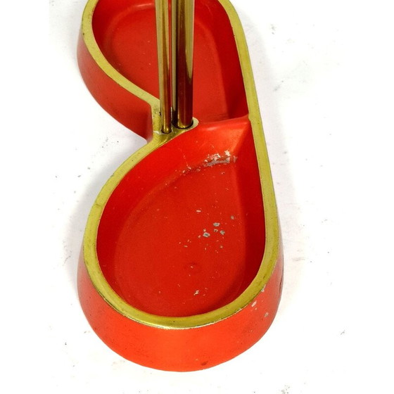 Image 1 of Vintage Mid century painted brass umbrella 1970s