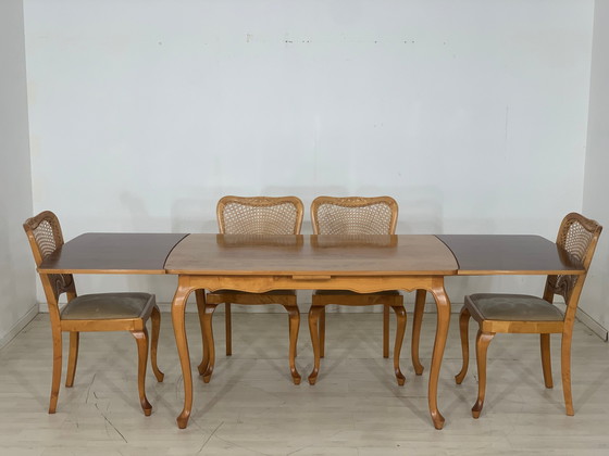 Image 1 of Chippendale dining table dining table vintage