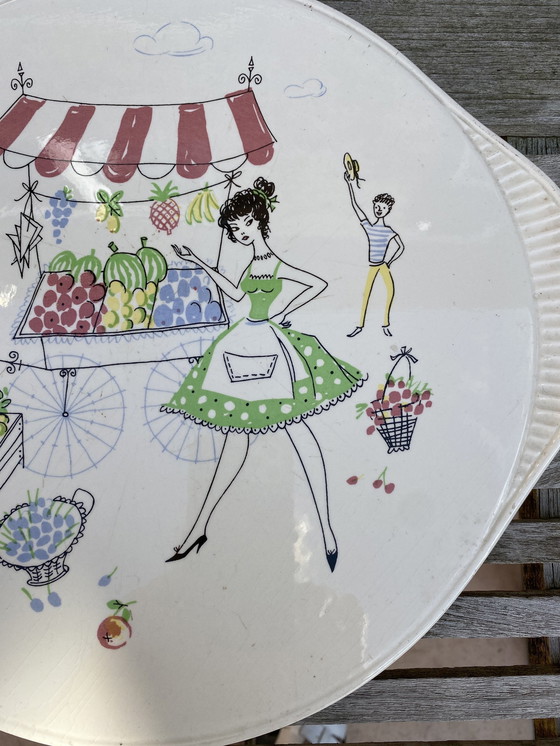 Image 1 of 60S Serving platter