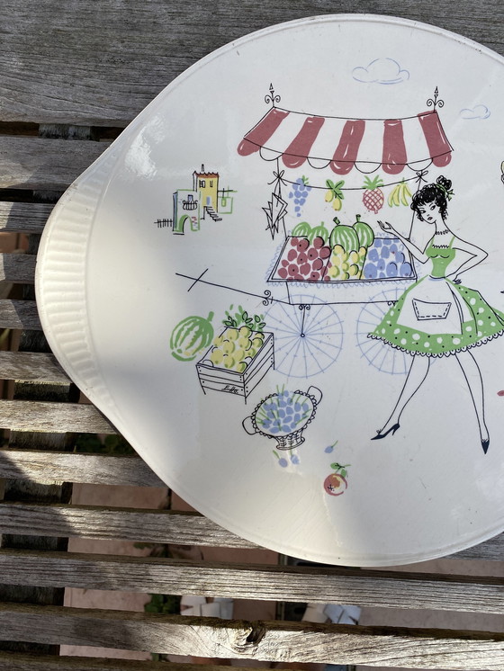 Image 1 of 60S Serving platter