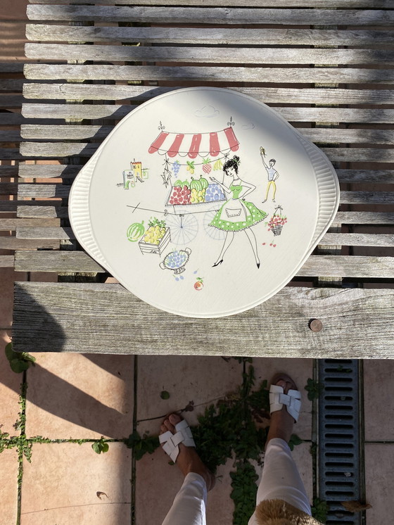 Image 1 of 60S Serving platter