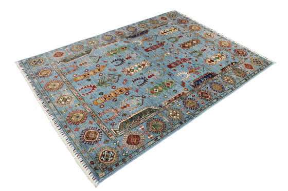 Image 1 of Original hand-knotted Ziegler carpet 207 X 152 Cm Top condition