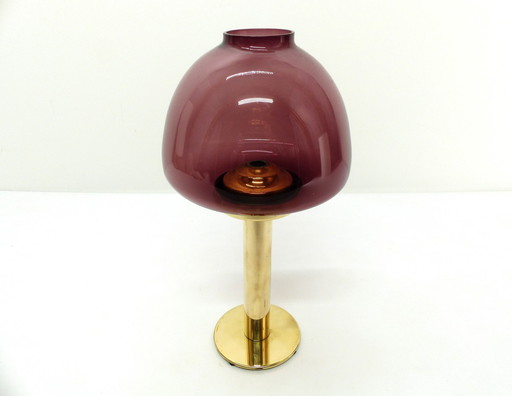 Scandinavian candleholder Hans-Agne Jakobsson Claudia Violet L102/32 1960