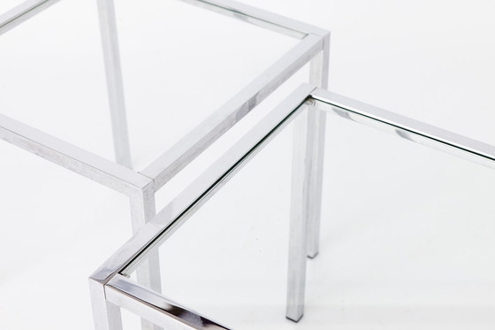 Image 1 of Pair of vintage side tables 1970S