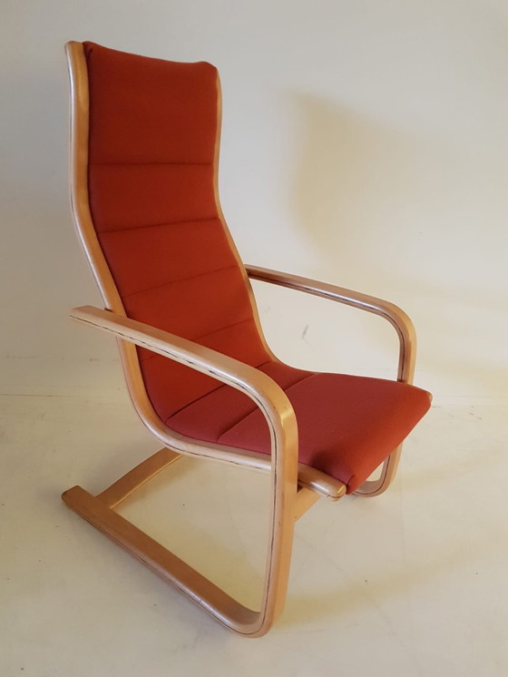 Image 1 of Yngve Ekström pour Swedese fauteuil orange