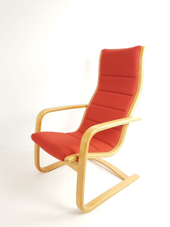 Image 1 of Yngve Ekström pour Swedese fauteuil orange