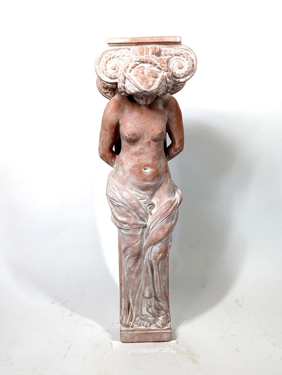 Image 1 of Terracotta Caryatid after Artus Quellin