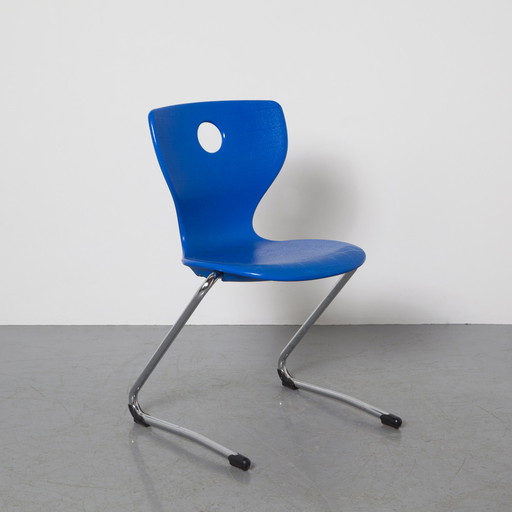 PantoSwing-LuPo Chair Verner Panton blue