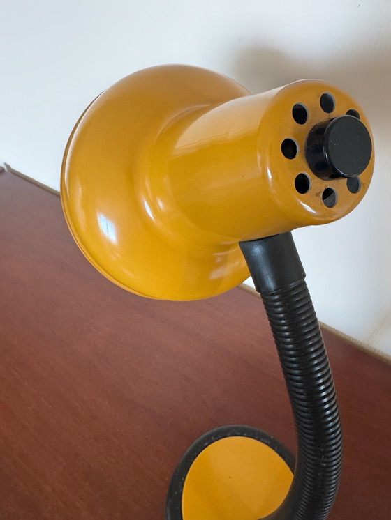 Image 1 of Desk Lamp Veneta Lumi Yellow 80's