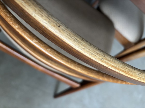 Image 1 of 1970 Topform Dining Chairs And Table Rosewood