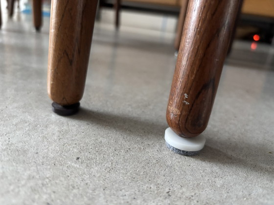 Image 1 of 1970 Topform Dining Chairs And Table Rosewood