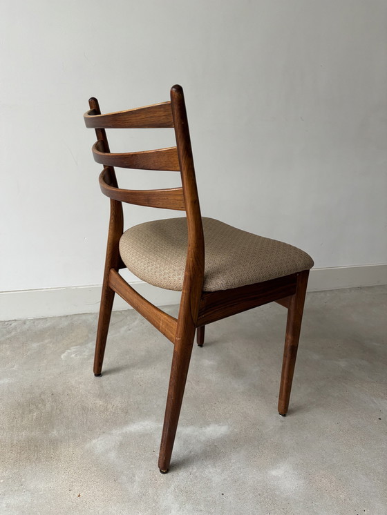 Image 1 of 1970 Topform Dining Chairs And Table Rosewood