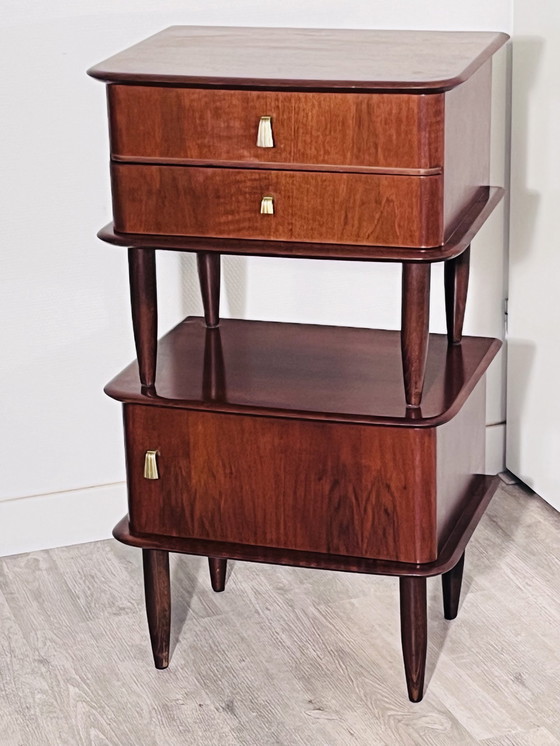 Image 1 of 2 tables de chevet vintage