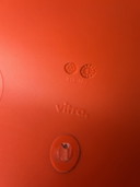 2 X Red Panton Chair From Vitra