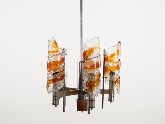 Image 1 of Pendant Lamp, Murano Glass, Italian Design, 1970S, Production: Italy