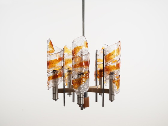 Image 1 of Pendant Lamp, Murano Glass, Italian Design, 1970S, Production: Italy